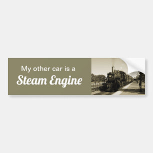 Historische spoorweg bumpersticker