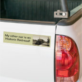 Historische spoorweg bumpersticker (Op Truck)