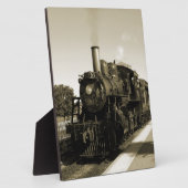 Historische spoorweg fotoplaat (Zijkant)