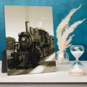 Historische spoorweg fotoplaat (Zijkant)