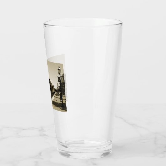 Historische spoorweg glas (Links)