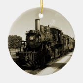 Historische spoorweg keramisch ornament (Voorkant)