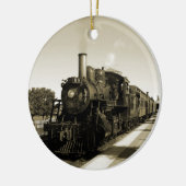 Historische spoorweg keramisch ornament (Links)