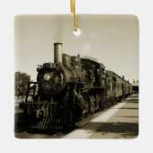 Historische spoorweg keramisch ornament (Voorkant)
