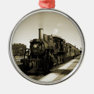 Historische spoorweg metalen ornament