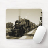 Historische spoorweg muismat (Met muis)