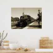 Historische spoorweg poster (Keuken)