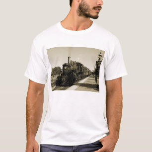 Historische spoorweg t-shirt