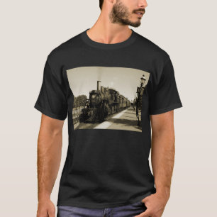 Historische spoorweg t-shirt