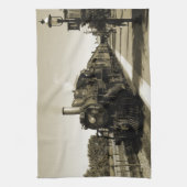 Historische spoorweg theedoek (Verticaal)