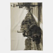 Historische spoorweg theedoek (Verticaal)