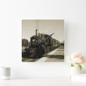 Historische spoorweg vierkante klok (Huis)