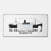 Historische SS Edmund Fitzgerald Mighty Fitz Marit Bureaumat (Keyboard & Muis)