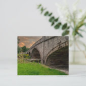 Historische St. Asaph-brug over de rivier de Elwy Briefkaart (Staand voorkant)