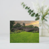 Historische St. Asaph-brug over de rivier de Elwy Briefkaart (Staand voorkant)