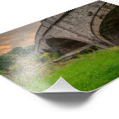 Historische St. Asaph-brug over de rivier de Elwy Foto Afdruk (Hoek)