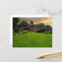 Historische St. Asaph-brug over de rivier Elwy
