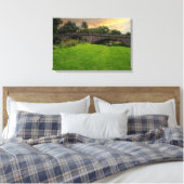 Historische St. Asaph-brug over de rivier Elwy Canvas Afdruk (Insitu (Slaapkamer))