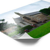 Historische St. Asaph parochiekerk, Noord-Wales Foto Afdruk (Hoek)