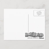 Historische St. Augustine Florida oude stad briefk Briefkaart (Achterkant)