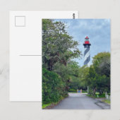 Historische St. Augustine-vuurtoren Briefkaart (Voorkant / Achterkant)