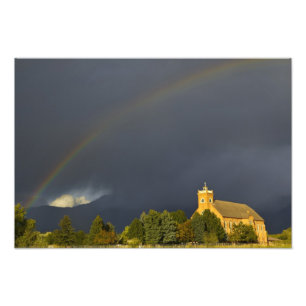 Historische St. Ignatius-missie in St. Ignatius, Foto Afdruk