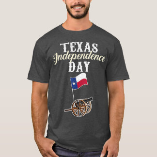 Historische staat Texas Independence Day T-shirt