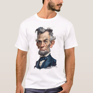 Historische staatsman caricatuur — 19e eeuw t-shirt