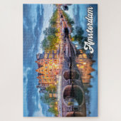 Historische stad Amsterdam, Nederland Legpuzzel (Verticaal)