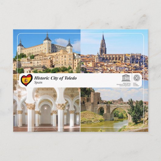 Historische stad Toledo Briefkaart (Voorkant)