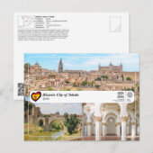 Historische stad Toledo van de UNESCO Briefkaart (Voorkant / Achterkant)