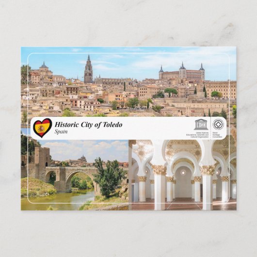 Historische stad Toledo van de UNESCO Briefkaart (Voorkant)