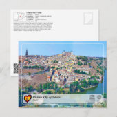Historische stad Toledo van de UNESCO Briefkaart (Voorkant / Achterkant)