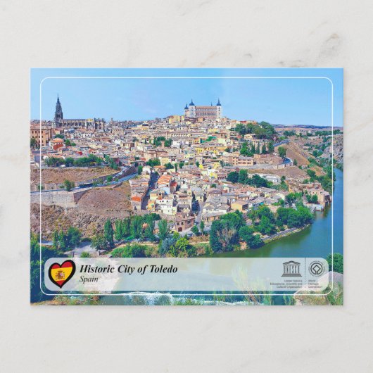 Historische stad Toledo van de UNESCO Briefkaart (Voorkant)