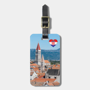 Historische stad Trogir - Dalmatië, Kroatië Bagagelabel