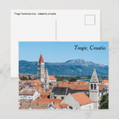 Historische stad Trogir - Dalmatië, Kroatië Briefkaart (Voorkant / Achterkant)