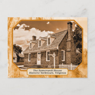 Historische stad Yorktown, Virginia Briefkaart