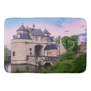Historische stadspoort in Brugge Badmat