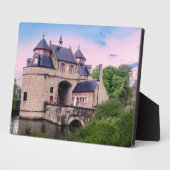 Historische stadspoort in Brugge Fotoplaat (Zijkant)