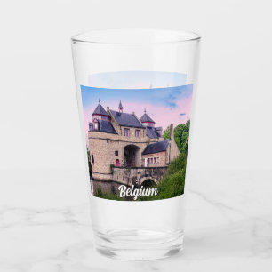 Historische stadspoort in Brugge Glas