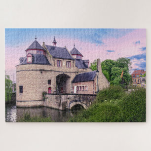 Historische stadspoort in Brugge Legpuzzel