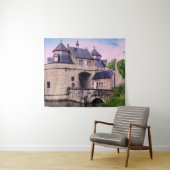 Historische stadspoort in Brugge Wandkleed (In Situ (horizontaal))