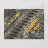 Historische stappen van Savannah Georgia Fotografi Briefkaart (Voorkant)