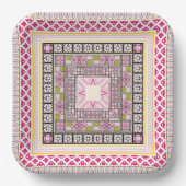 Historische stijl papieren bordje (Voorkant)