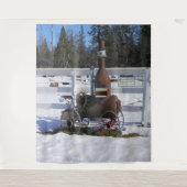 Historische stoommachine.... wandkleed (Voorkant)