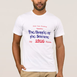 historische T-shirts over evenementen en mensen