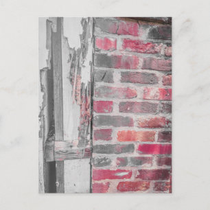 Historische textuur in Milledgeville Georgia Briefkaart