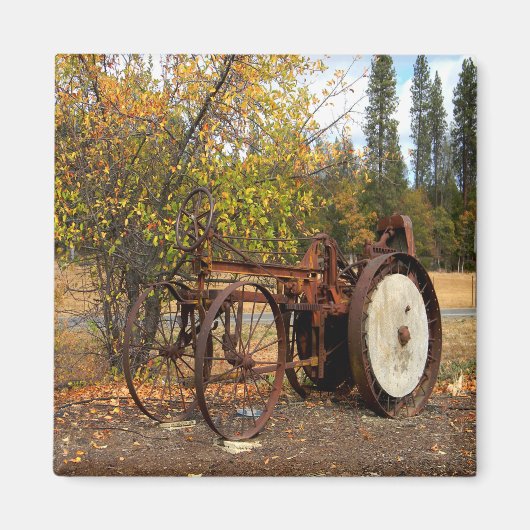 Historische tractor... magneet (Voorkant)
