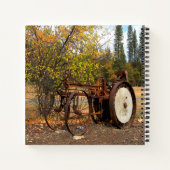 Historische tractor.... notitieboek (Achterkant)