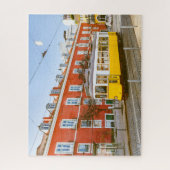 Historische tramgebouwen Lissabon Portugal Reizen Legpuzzel (Verticaal)